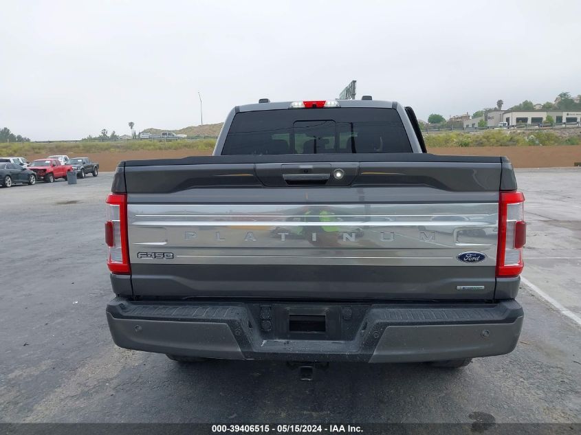 2021 FORD F-150 PLATINUM - 1FTEW1C84MFB62695