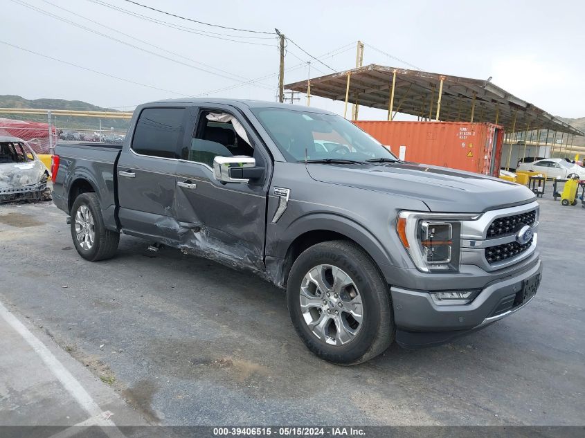 2021 Ford F-150 Platinum VIN: 1FTEW1C84MFB62695 Lot: 39406515