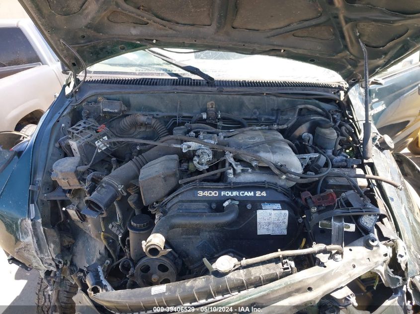 2001 Toyota Tacoma Base V6 VIN: 5TEHN72N91Z834338 Lot: 39406529