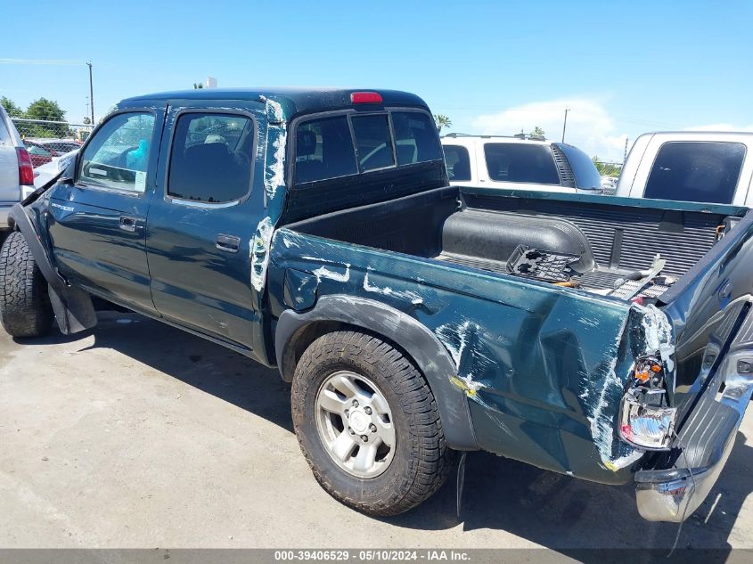 2001 Toyota Tacoma Base V6 VIN: 5TEHN72N91Z834338 Lot: 39406529