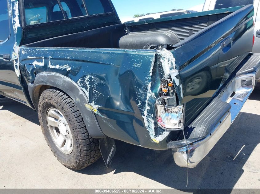 2001 Toyota Tacoma Base V6 VIN: 5TEHN72N91Z834338 Lot: 39406529