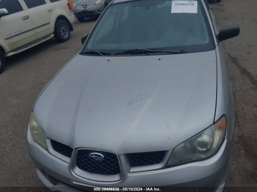 2006 Subaru Impreza 2.5I VIN: JF1GG67606G821046 Lot: 39406530