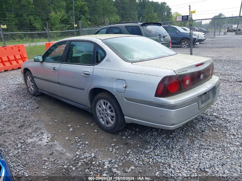 2004 Chevrolet Impala VIN: 2G1WF52E549145229 Lot: 39406539