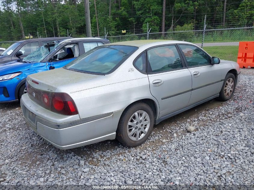 2004 Chevrolet Impala VIN: 2G1WF52E549145229 Lot: 39406539