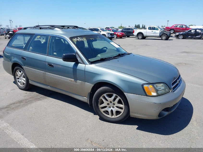 2001 Subaru Outback VIN: 4S3BH665X17673054 Lot: 39406554