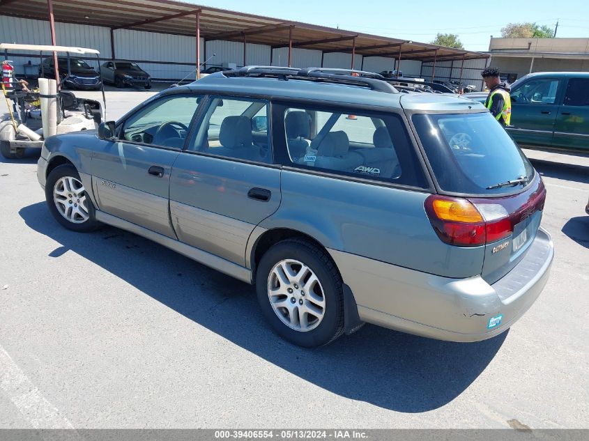 2001 Subaru Outback VIN: 4S3BH665X17673054 Lot: 39406554