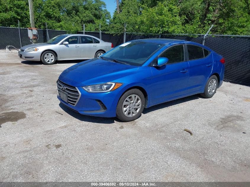 2017 Hyundai Elantra Se VIN: KMHD74LF3HU109170 Lot: 39406592