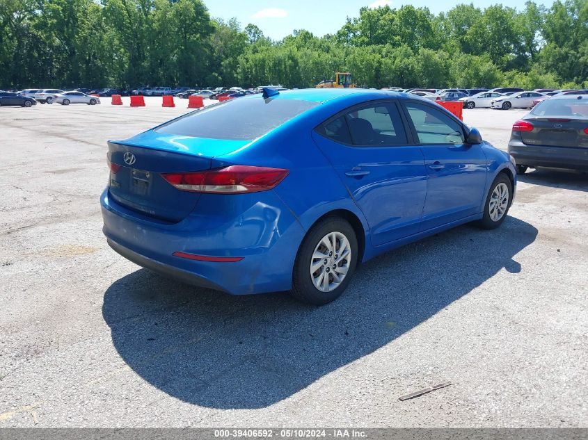 2017 Hyundai Elantra Se VIN: KMHD74LF3HU109170 Lot: 39406592