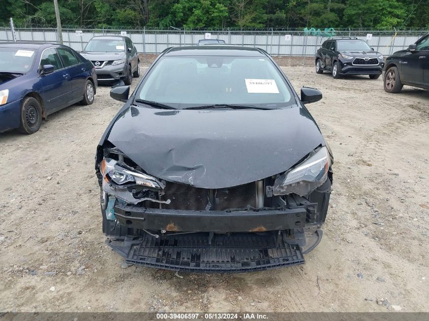 VIN 2T1BURHE1JC015535 2018 TOYOTA COROLLA LE