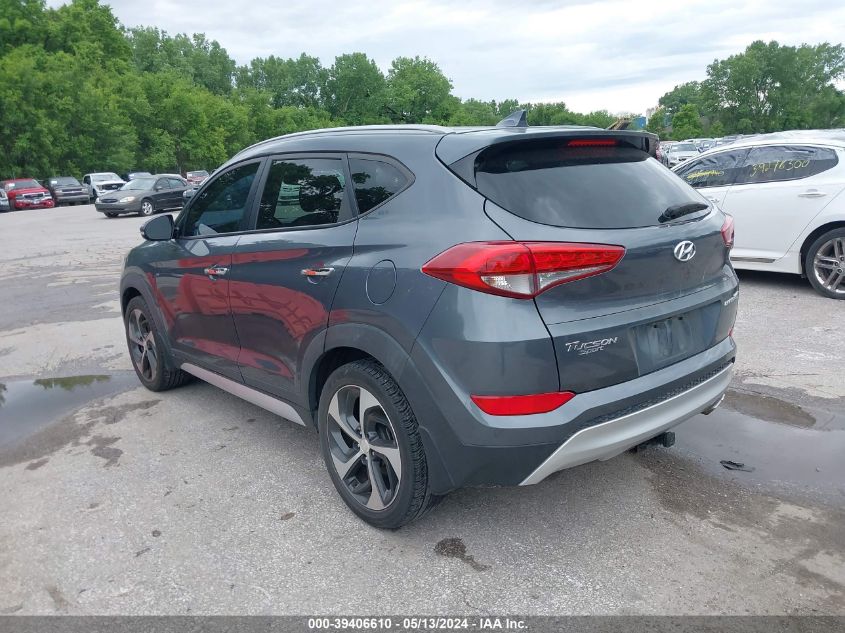 2016 Hyundai Tucson Limited VIN: KM8J33A28GU133651 Lot: 39406610