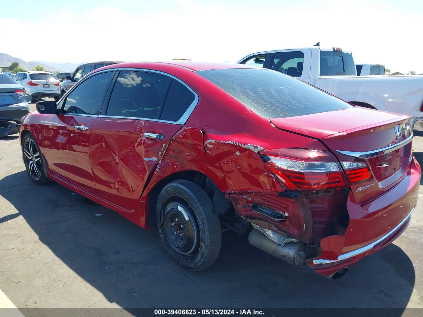 2017 Honda Accord Sport VIN: 1HGCR2F57HA041749 Lot: 39406623