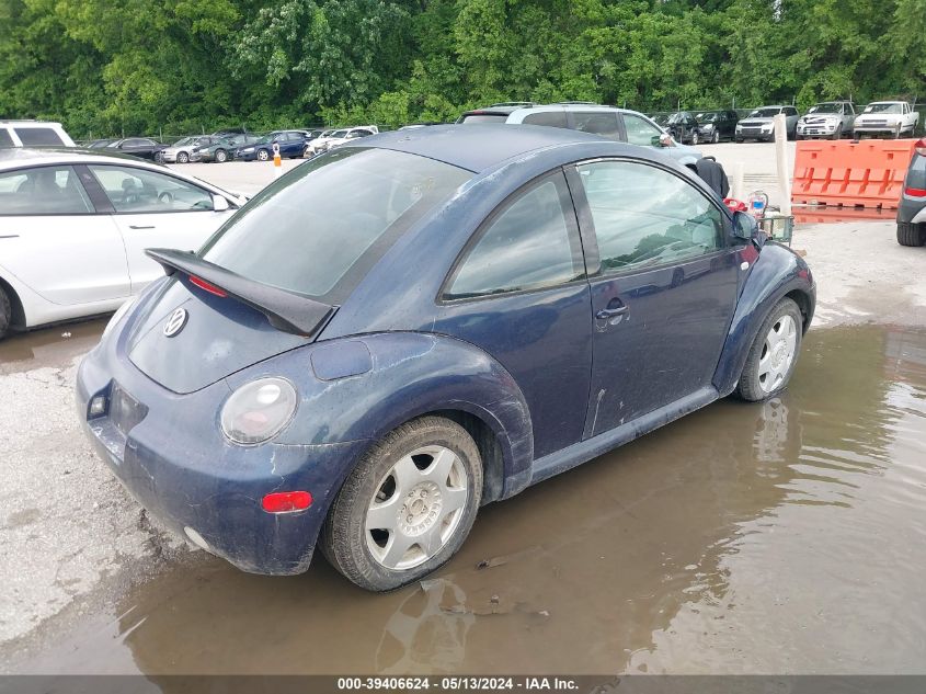 1999 Volkswagen New Beetle Gls VIN: 3VWCA21C5XM442565 Lot: 39406624