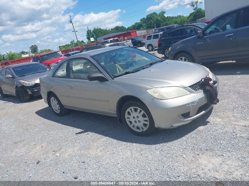 2004 Honda Civic Lx VIN: 1HGEM225X4L033706 Lot: 39406647