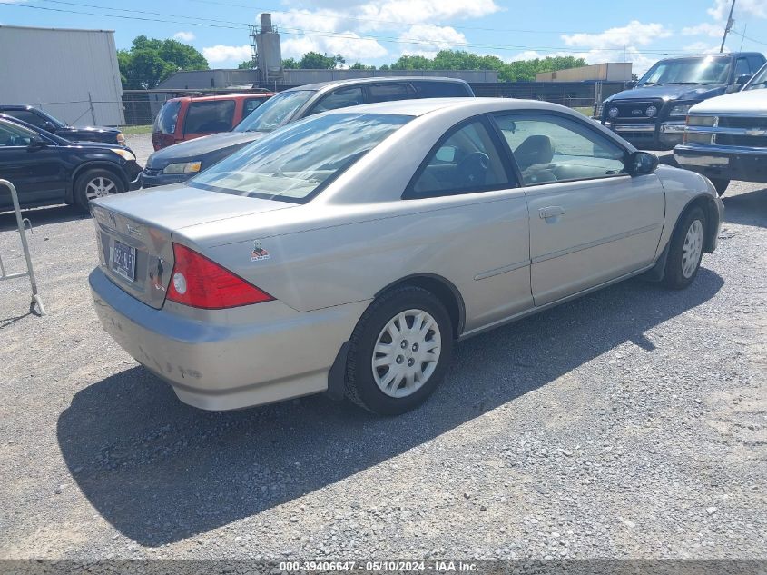 2004 Honda Civic Lx VIN: 1HGEM225X4L033706 Lot: 39406647