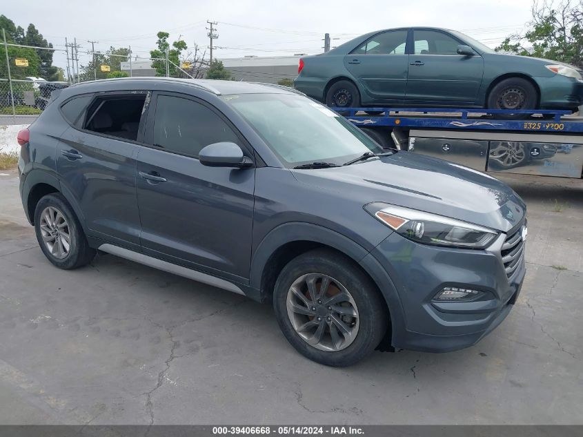 2018 Hyundai Tucson Limited/Sport And Eco/Se VIN: KM8J33A43JV767233 Lot: 39406668