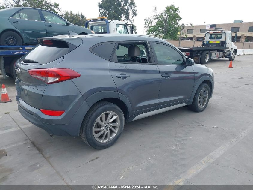 2018 Hyundai Tucson Limited/Sport And Eco/Se VIN: KM8J33A43JV767233 Lot: 39406668