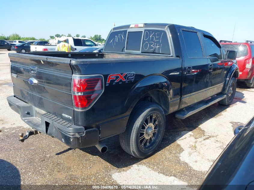 2013 Ford F-150 Fx2 VIN: 1FTFW1CF2DKE10341 Lot: 39406670