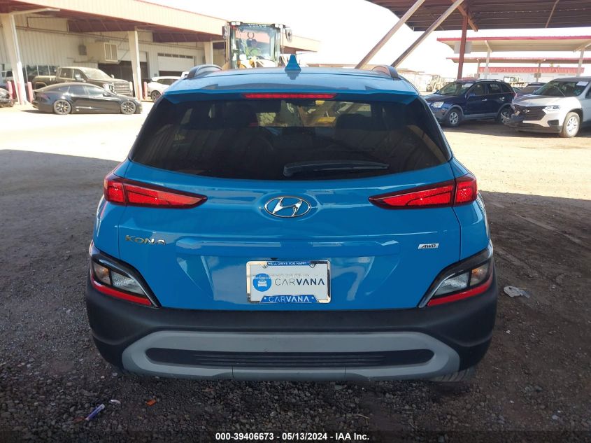 2023 Hyundai Kona Sel VIN: KM8K6CAB3PU975910 Lot: 39406673