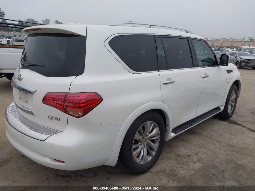 2016 Infiniti Qx80 VIN: JN8AZ2NF4G9613395 Lot: 39406688