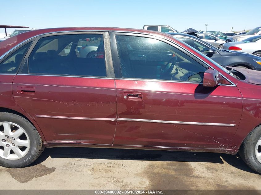 2003 Toyota Avalon Xl VIN: 4T1BF28BX3U316037 Lot: 39406692