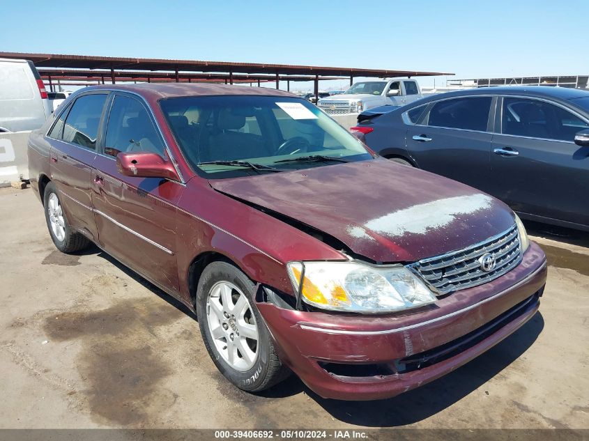 2003 Toyota Avalon Xl VIN: 4T1BF28BX3U316037 Lot: 39406692