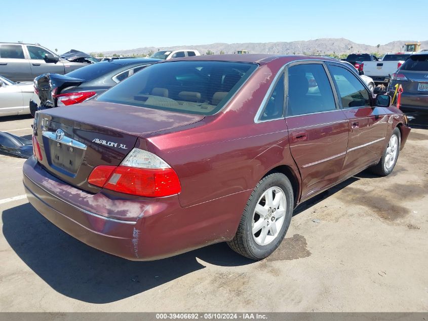 2003 Toyota Avalon Xl VIN: 4T1BF28BX3U316037 Lot: 39406692