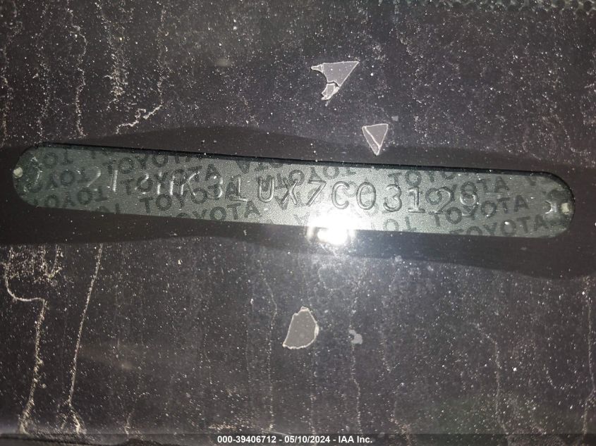 2007 Lexus Rx 350 VIN: 2T2HK31UX7C031297 Lot: 39406712