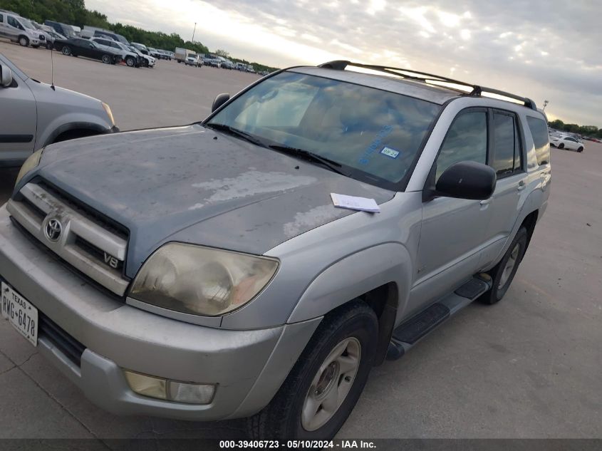 2003 Toyota 4Runner Sr5 V8 VIN: JTEZT14R730012255 Lot: 39406723