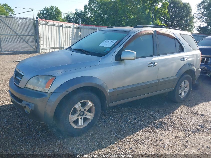 2003 Kia Sorento Ex/Lx VIN: KNDJD733835170136 Lot: 39406734