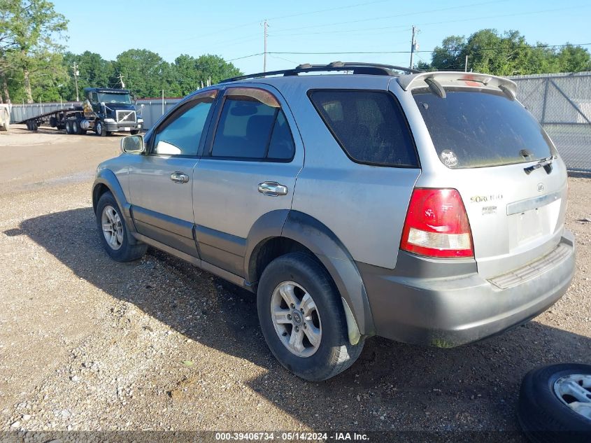 2003 Kia Sorento Ex/Lx VIN: KNDJD733835170136 Lot: 39406734