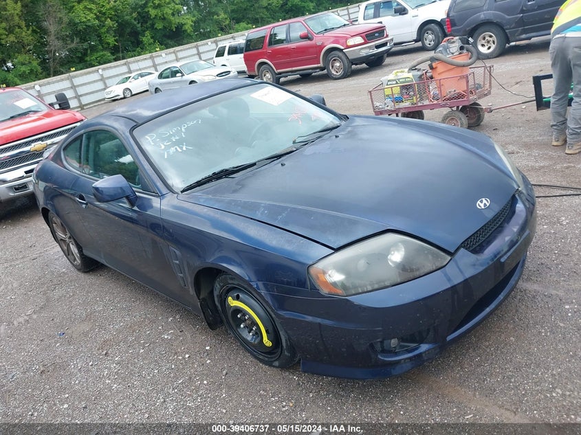 2006 Hyundai Tiburon Gt/Gt Limited/Se VIN: KMHHN65FX6U191833 Lot: 39406737