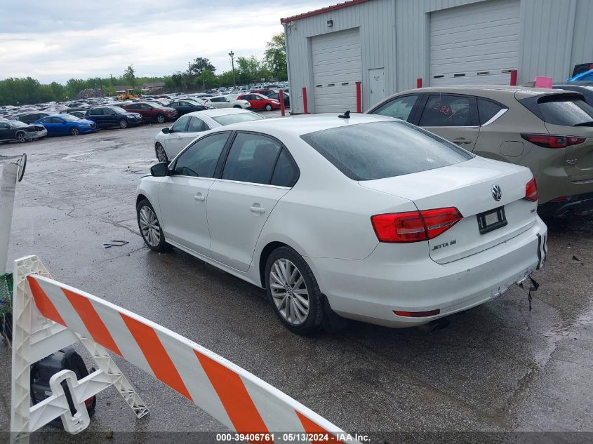 2015 Volkswagen Jetta 1.8T Se VIN: 3VWD17AJ3FM303484 Lot: 39406761