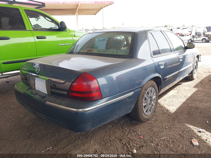 2008 Mercury Grand Marquis Gs VIN: 2MEFM74V18X628951 Lot: 39406762