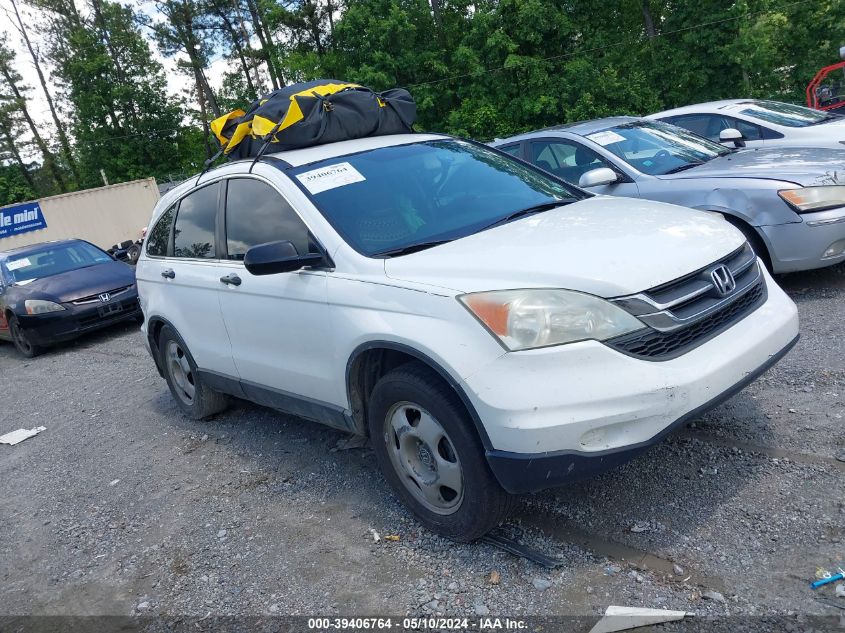 2010 Honda Cr-V Lx VIN: 3CZRE3H35AG705621 Lot: 39406764