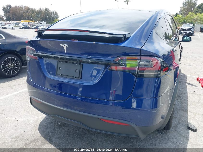 2022 Tesla Model X Dual Motor All-Wheel Drive/Plaid Tri Motor All-Wheel Drive VIN: 7SAXCDE55NF337566 Lot: 39406765