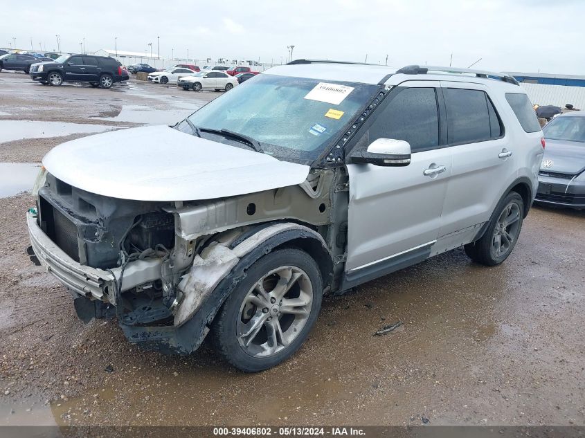 2013 Ford Explorer Limited VIN: 1FM5K7F89DGB00015 Lot: 39406802