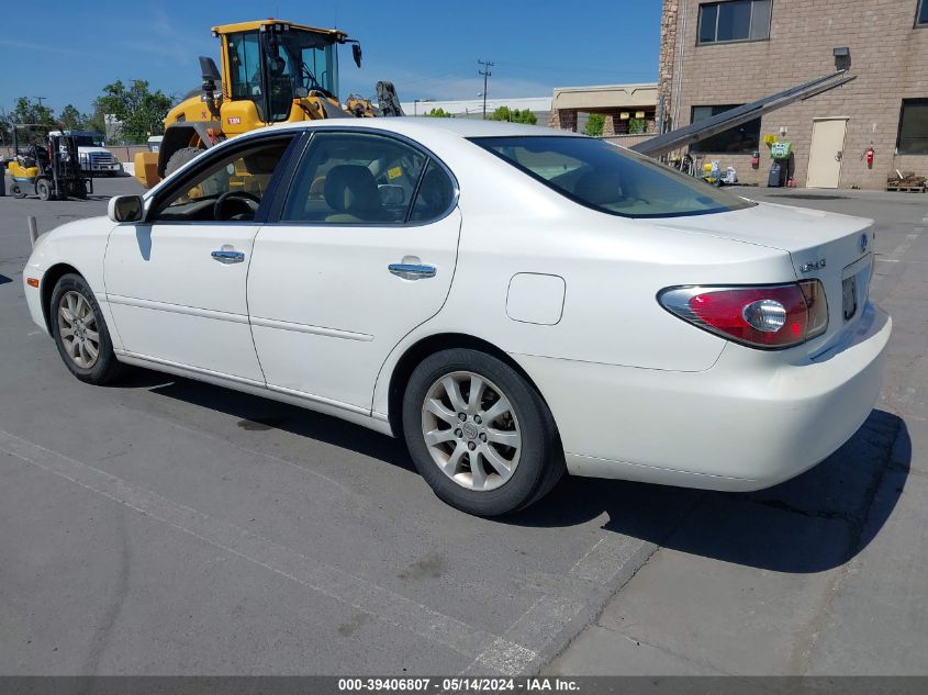 2003 Lexus Es 300 VIN: JTHBF30G536004857 Lot: 39406807