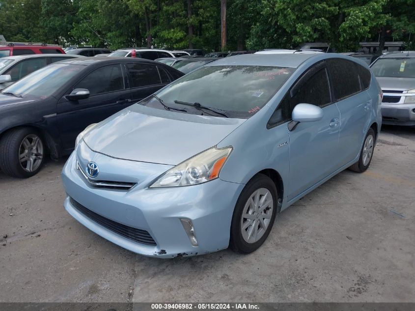 2013 Toyota Prius V Three VIN: JTDZN3EU6D3252863 Lot: 39406982