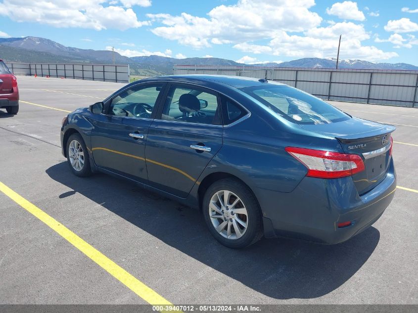 2015 Nissan Sentra Sv VIN: 3N1AB7AP4FY245694 Lot: 39407012