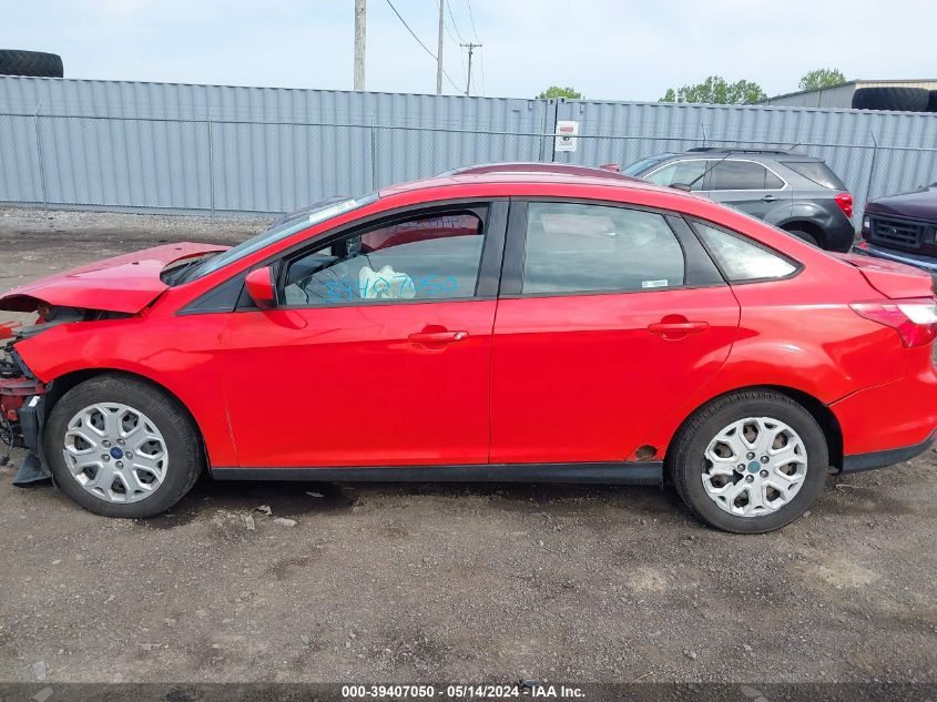 2012 Ford Focus Se VIN: 1FAHP3F20CL447168 Lot: 39407050