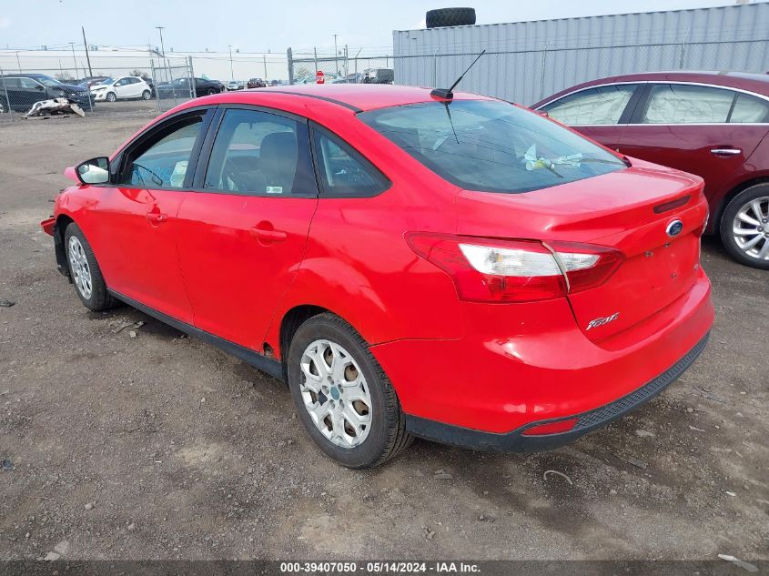 2012 Ford Focus Se VIN: 1FAHP3F20CL447168 Lot: 39407050