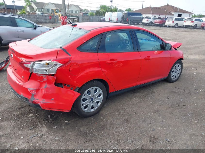 2012 Ford Focus Se VIN: 1FAHP3F20CL447168 Lot: 39407050