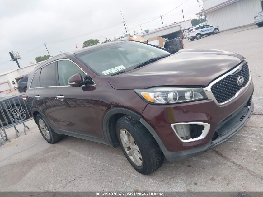 2017 Kia Sorento 3.3L Lx VIN: 5XYPG4A51HG224587 Lot: 39407067