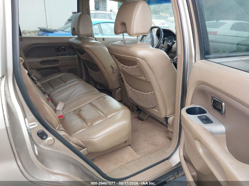 2007 Honda Pilot Ex-L VIN: 5FNYF28537B009042 Lot: 39407077