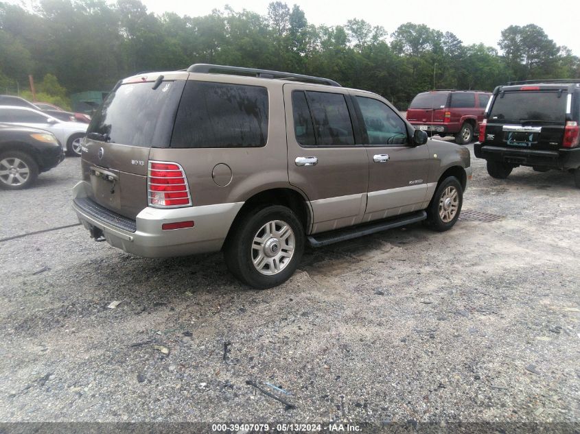 2002 Mercury Mountaineer VIN: 4M2DU86W82UJ35863 Lot: 39407079