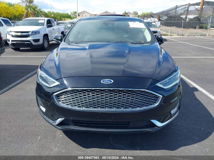 2019 Ford Fusion Titanium VIN: 3FA6P0D99KR207039 Lot: 39407083