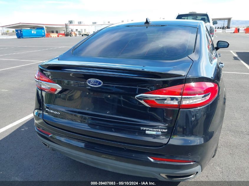 2019 Ford Fusion Titanium VIN: 3FA6P0D99KR207039 Lot: 39407083