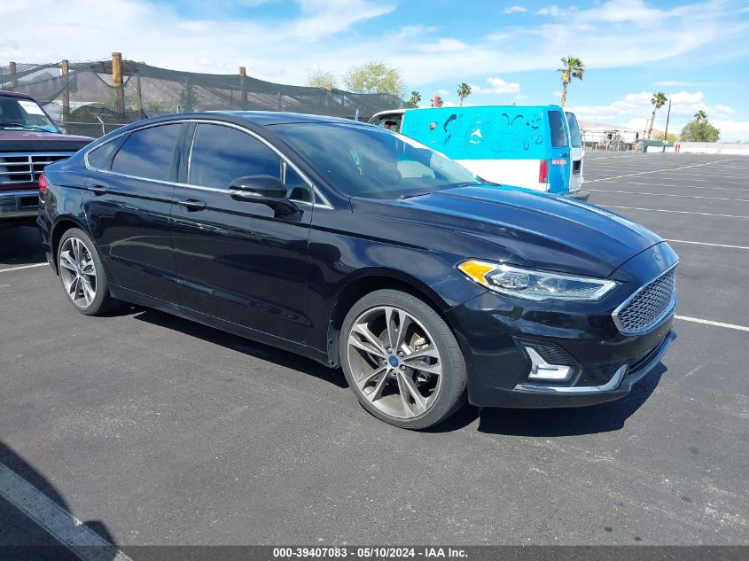 2019 Ford Fusion Titanium VIN: 3FA6P0D99KR207039 Lot: 39407083