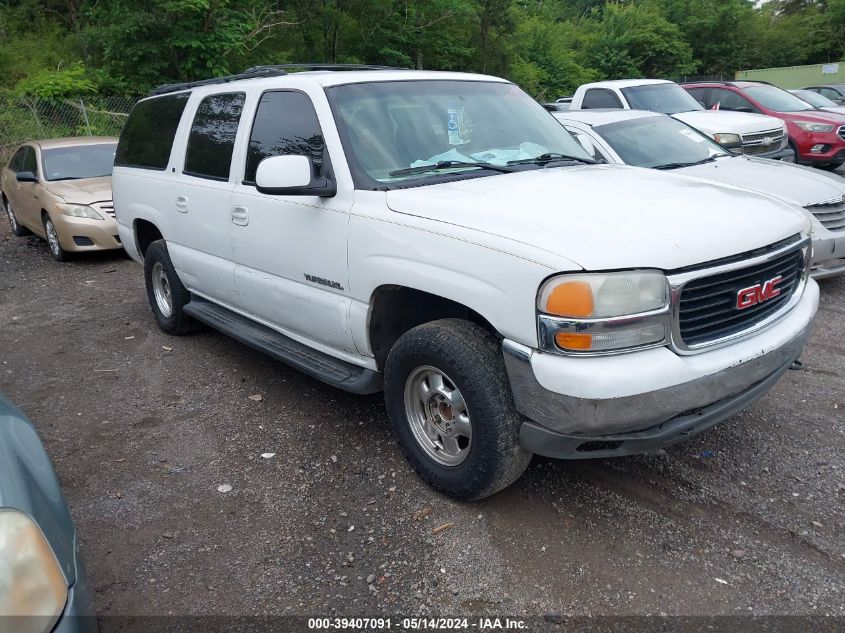 2001 GMC Yukon Xl 1500 Slt VIN: 3GKEC16T11G262180 Lot: 39407091