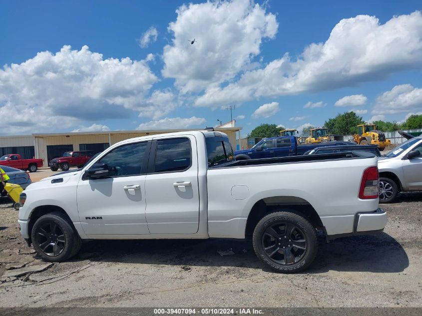 2021 Ram 1500 Big Horn Quad Cab 4X4 6'4 Box VIN: 1C6SRFBT8MN618532 Lot: 39407094